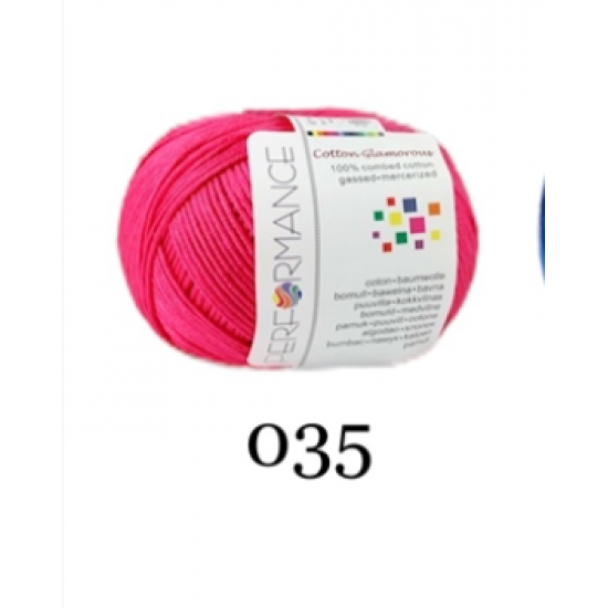 Βαμβακερό νήμα πλεξίματος Cotton Glamorous 