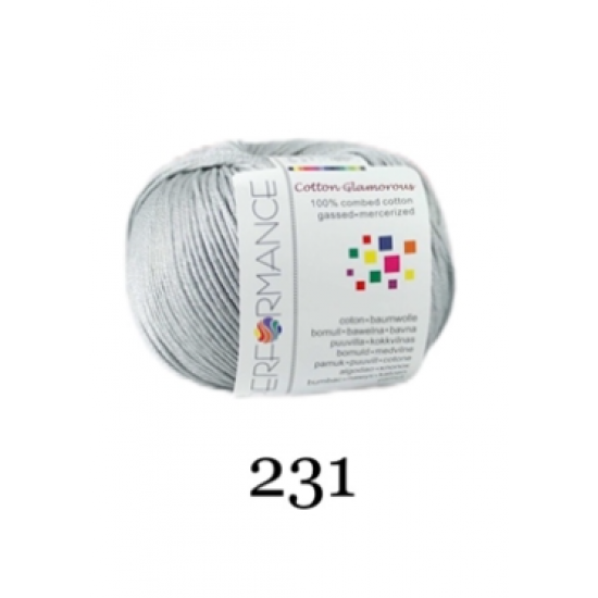 Βαμβακερό νήμα πλεξίματος Cotton Glamorous 